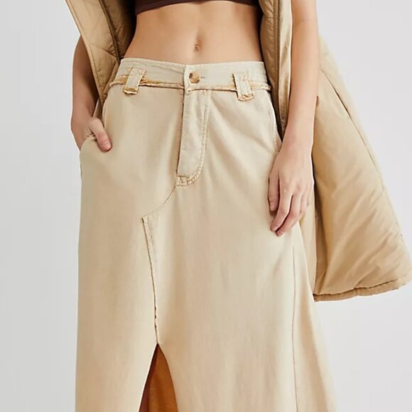 Free People One Kona Maxi Skirt M - Picture 3 of 16